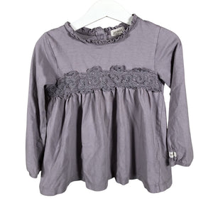 Tyttöjen Newbie - Trikoopaita, koko 98 - 104 - Violetti (1)