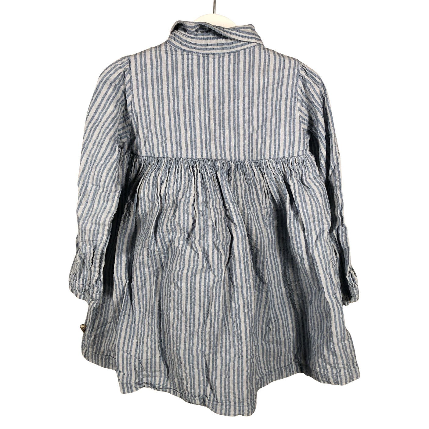 Tyttöjen POMPdeLUX - Kangasmekko, koko 98 - 104 - Vaaleansininen (2)