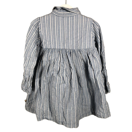 Tyttöjen POMPdeLUX - Kangasmekko, koko 98 - 104 - Vaaleansininen (2)