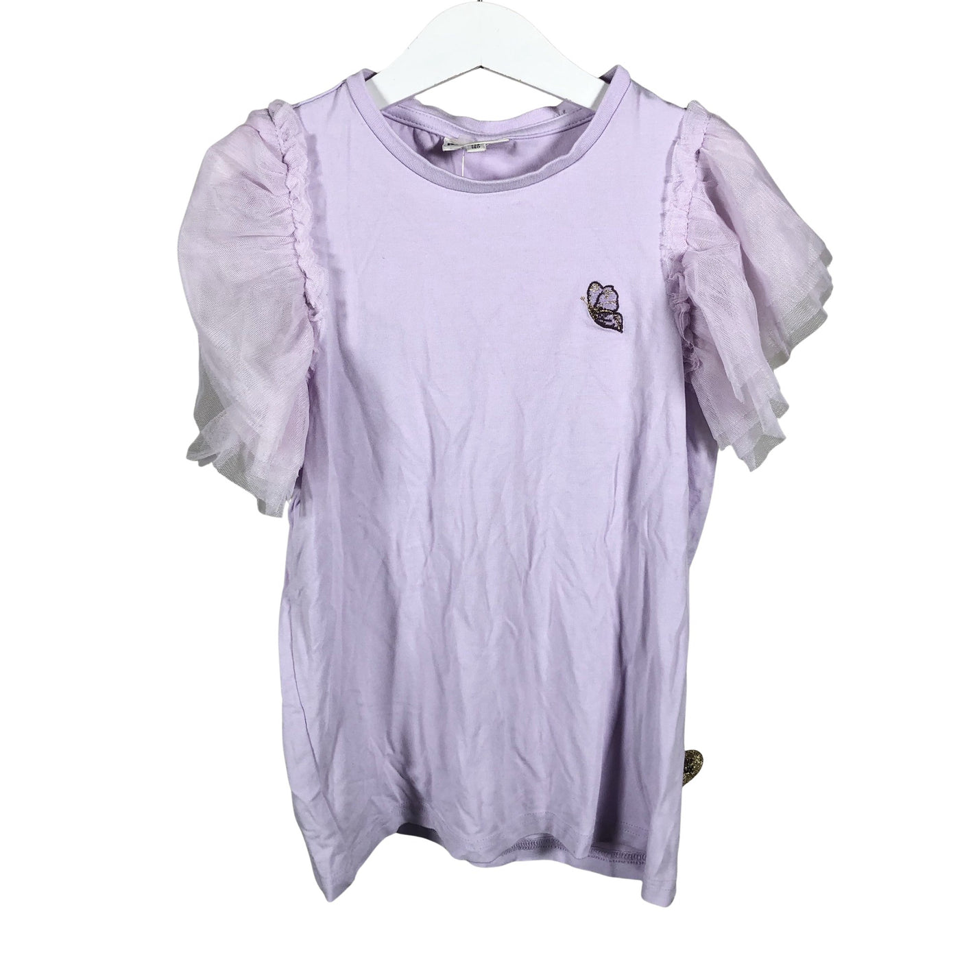 Tyttöjen POMPdeLUX - Trikootoppi, koko 134 - 140 - Violetti (1)