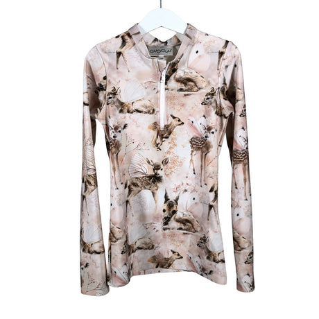 Tyttöjen Gugguu - Uimapaita, koko 134 - 140 - Beige ()