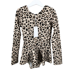 Tyttöjen Gugguu - Uimapuku, koko 128 - 134 - Beige (1)