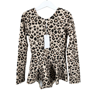 Tyttöjen Gugguu - Uimapuku, koko 128 - 134 - Beige (2)