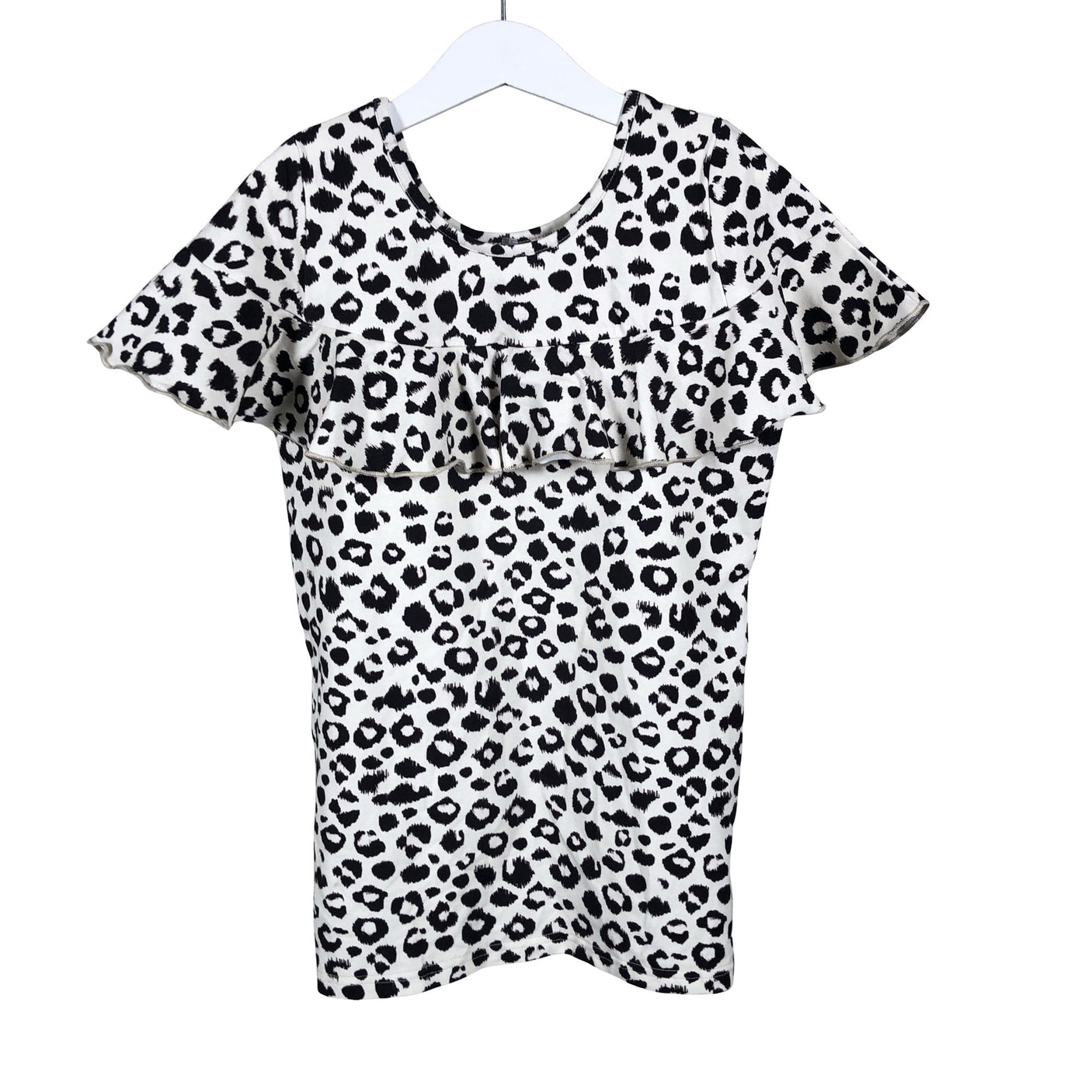 Tyttöjen Gugguu - Trikootoppi, koko 140 - 146 - Luonnonvalkoinen (1)