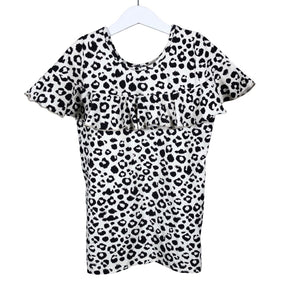 Tyttöjen Gugguu - Trikootoppi, koko 140 - 146 - Luonnonvalkoinen (1)