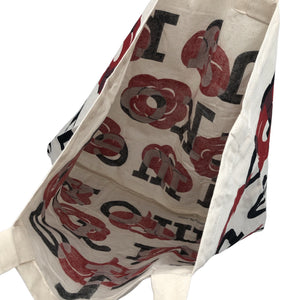 Unisex Marimekko - Ostoskassi, koko Maxi - Punainen (2)