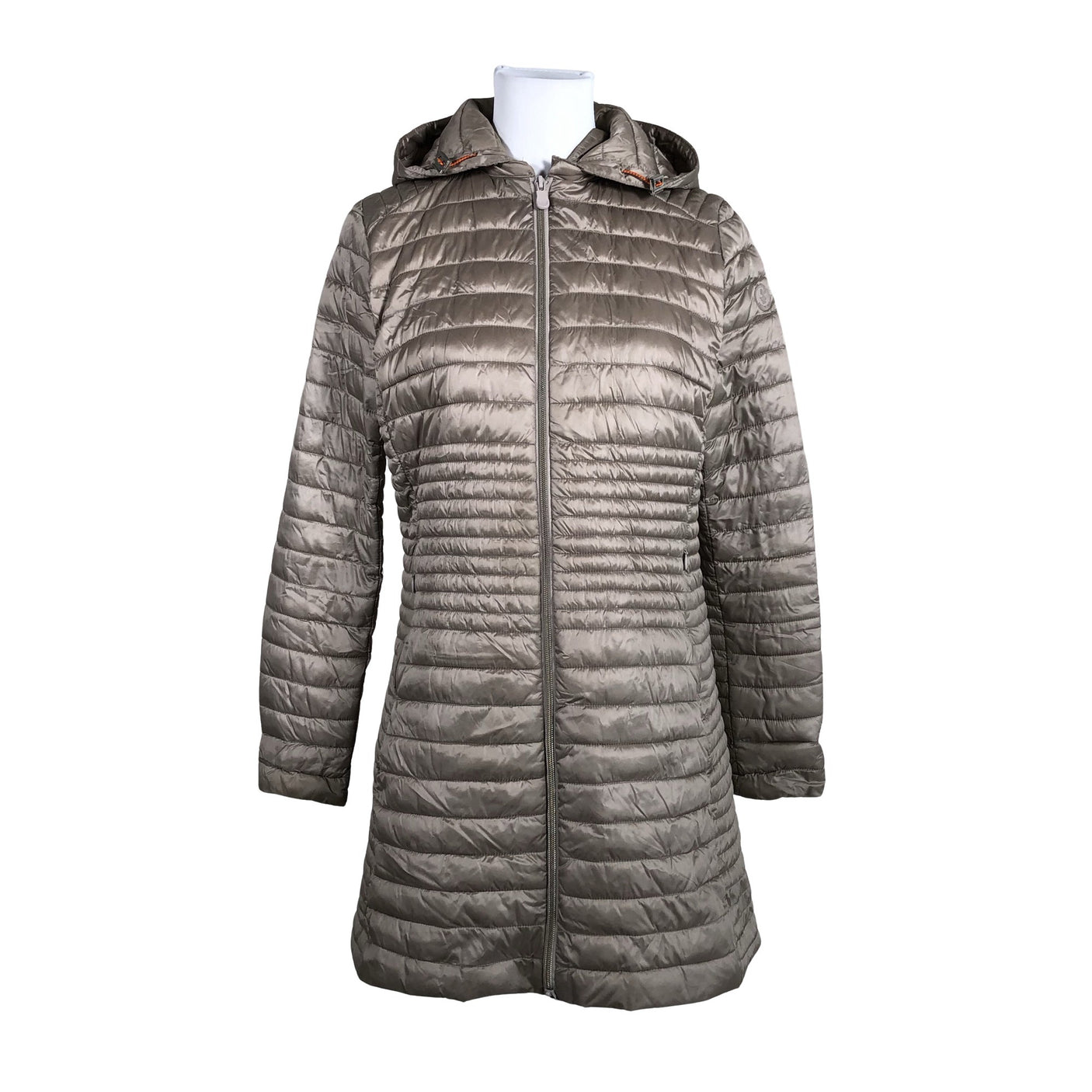 Naisten Save The Duck - Kevyttoppatakki, koko 38 - Beige (1)
