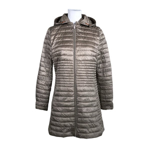 Naisten Save The Duck - Kevyttoppatakki, koko 38 - Beige (1)