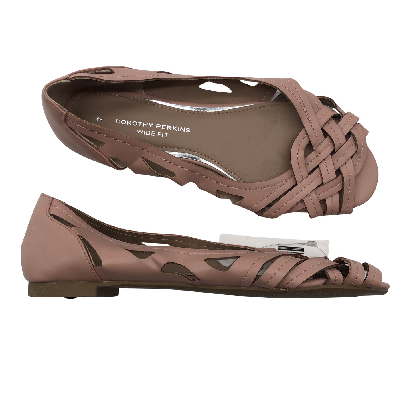 Naisten Dorothy Perkins - Ballerinat, koko 40 - Vaaleanpunainen (1)