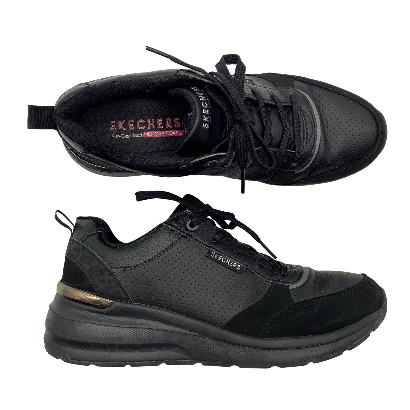 Naisten Skechers - Tennarit, koko 39 - Musta (1)