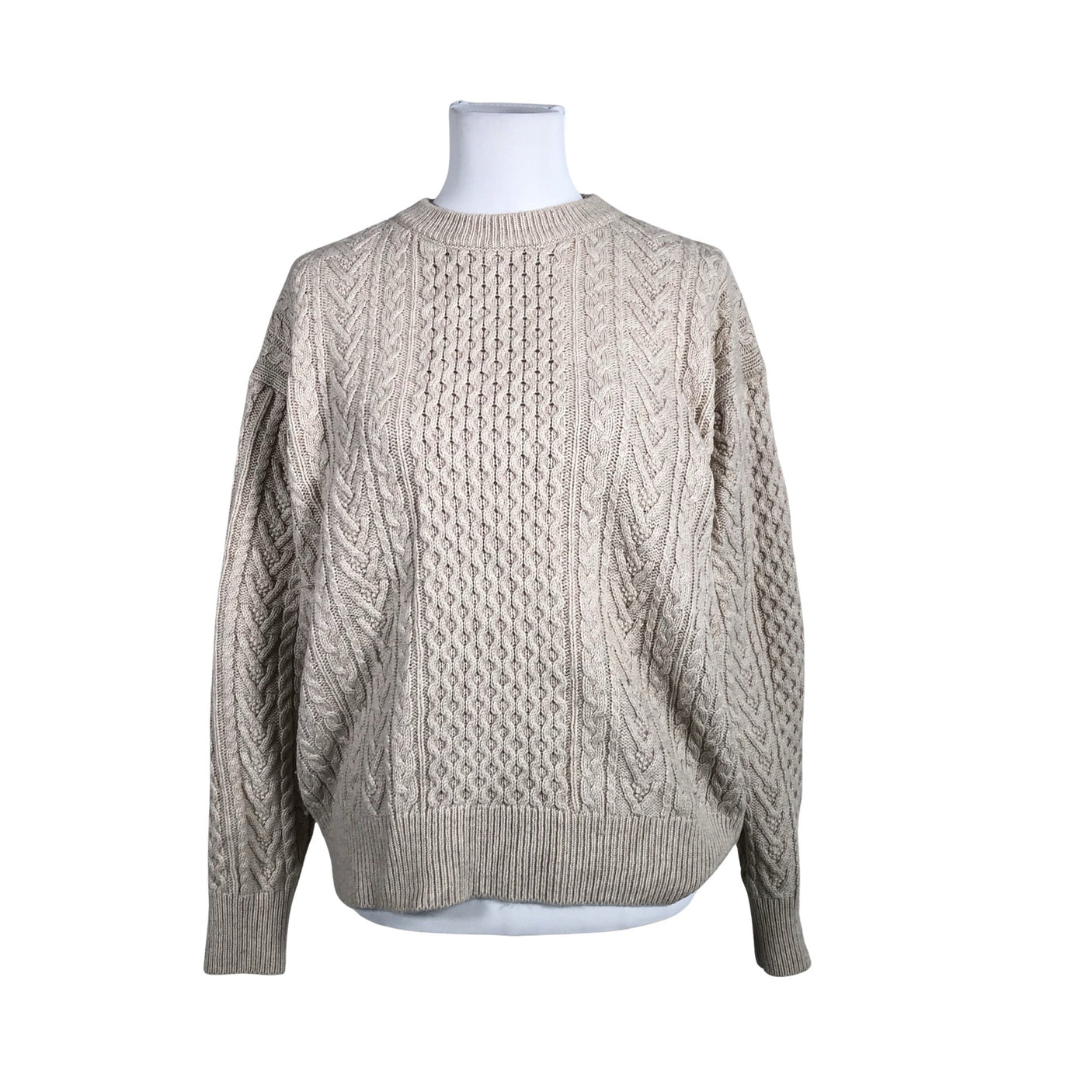 Naisten Muji - Neulepaita, koko 40 - Beige (1)