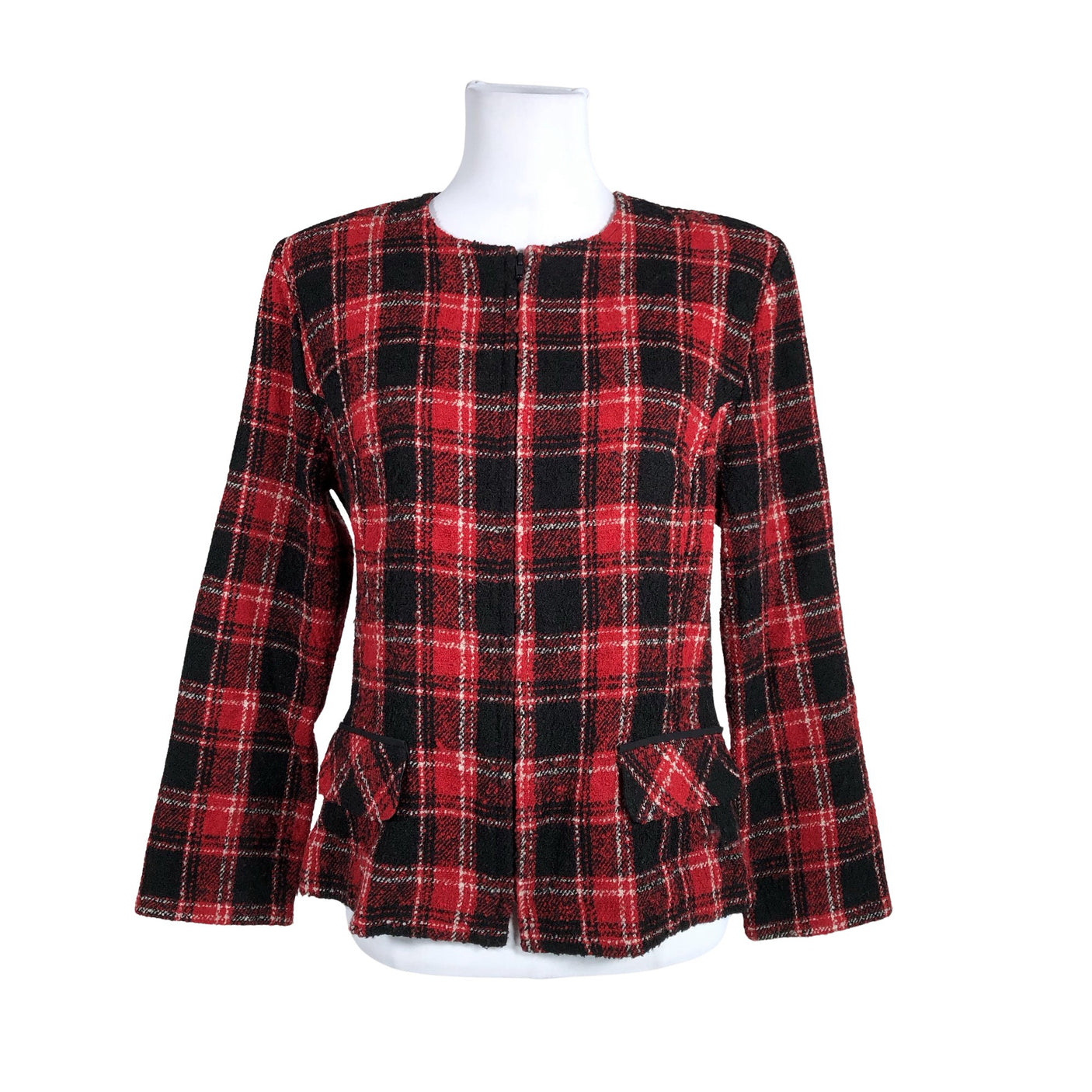 Naisten Moda Express - Neuletakki, koko 38 - Punainen (1)