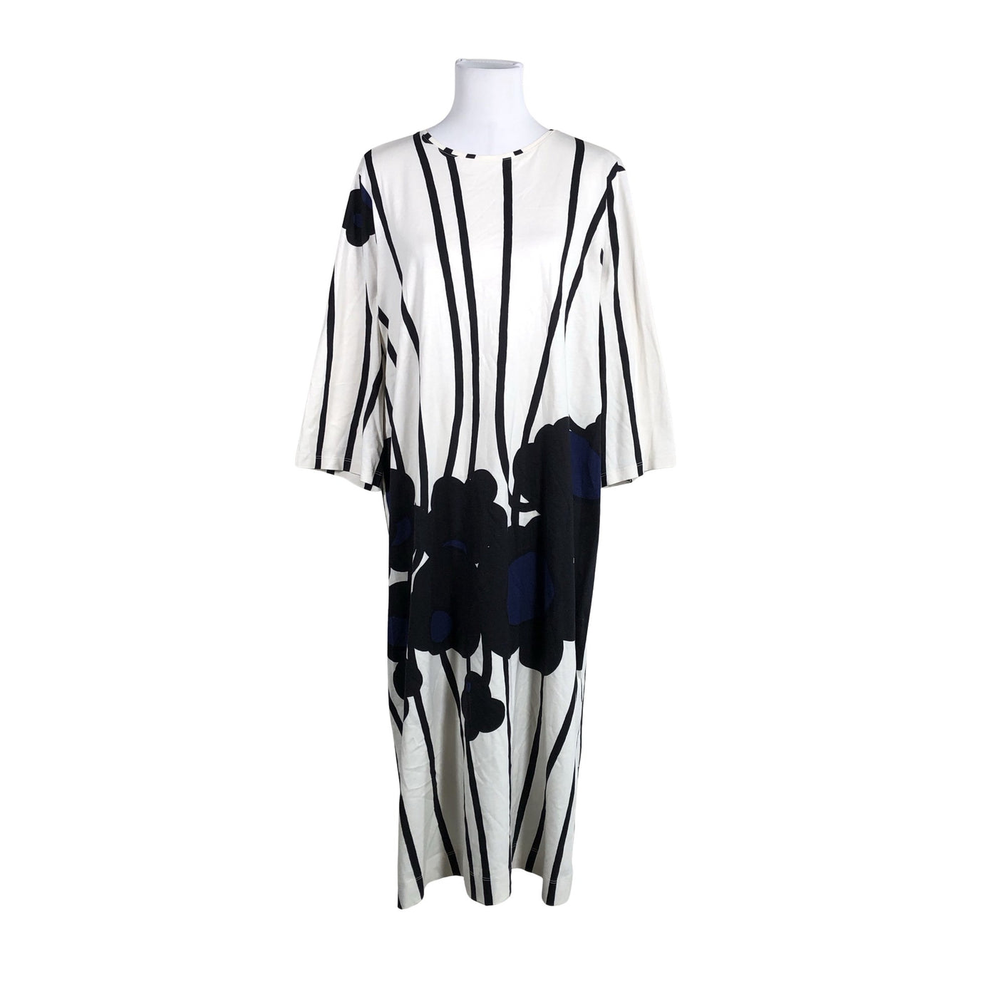 Naisten Marimekko - Trikoomekko, koko 38 - Valkoinen (1)