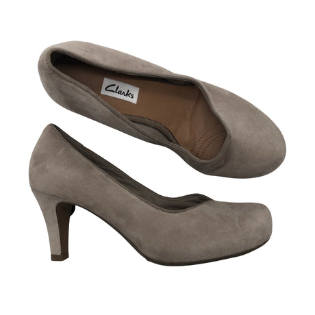 Naisten Clarks - Korkokengät, koko 36 - Harmaa ()