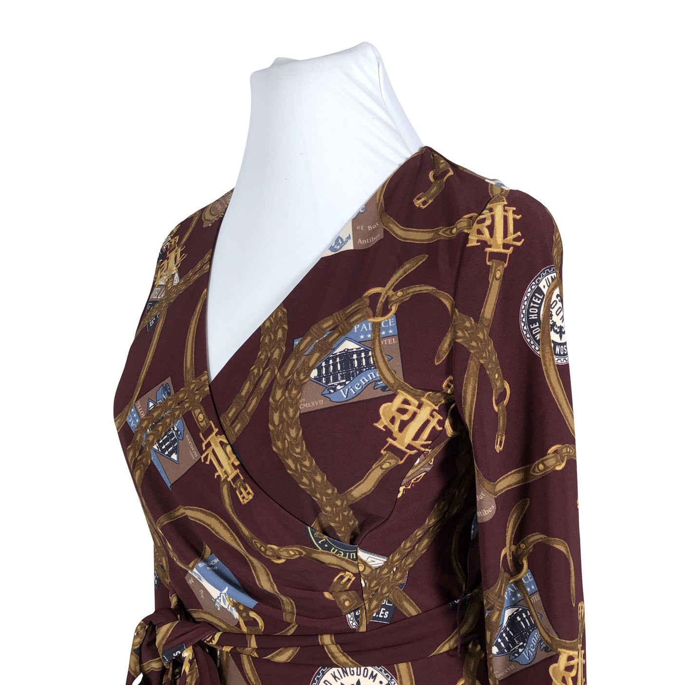 Naisten Lauren Ralph Lauren - Trikoomekko, koko 42 - Violetti (2)