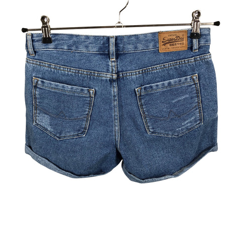 Naisten Superdry - Farkkushortsit, koko W25 - Sininen (2)