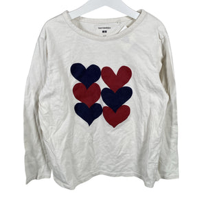 Tyttöjen Uniqlo - Trikoopaita, koko 146 - 152 - Valkoinen (1)