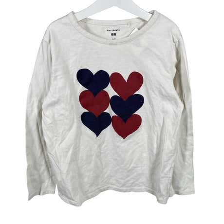 Tyttöjen Uniqlo - Trikoopaita, koko 146 - 152 - Valkoinen ()