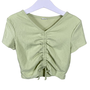 Tyttöjen Lindex - T-paita, koko 122 - 128 - Vihreä (2)