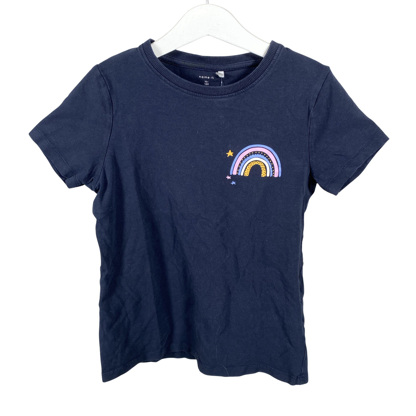 Tyttöjen Name It - T-paita, koko 134 - 140 - Sininen (1)