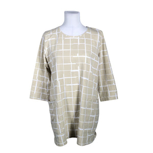 Naisten Nanso - Trikootunika, koko 40 - Beige (1)