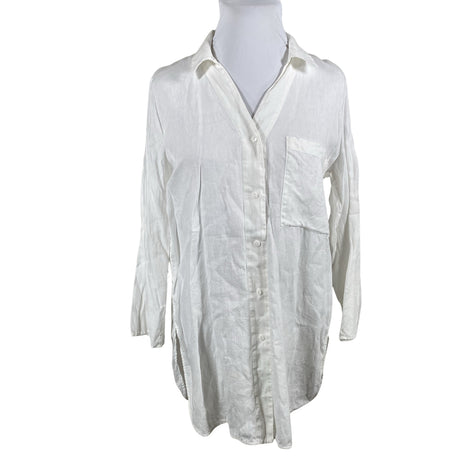 Naisten Cut & Pret - Kangastunika, koko 42 - Valkoinen ()