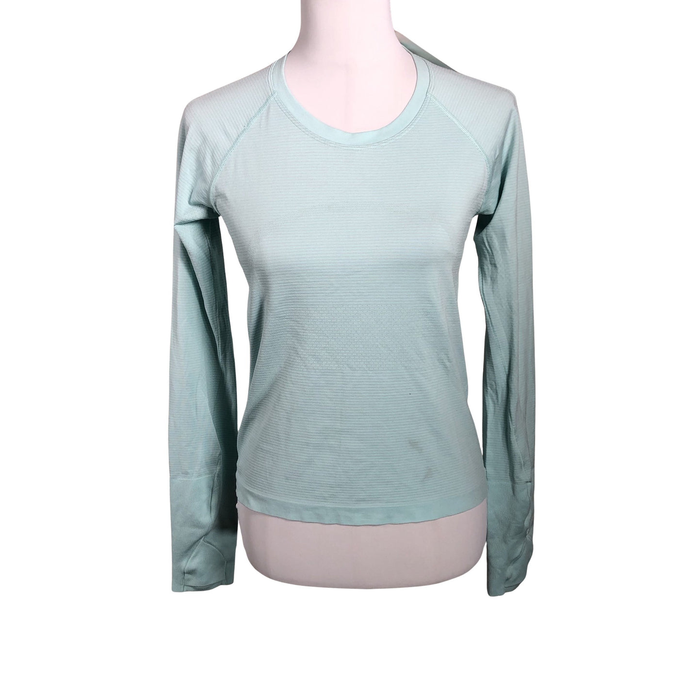 Naisten Lululemon - Urheilupaita, pitkät hihat, koko 36 - Turkoosi (1)