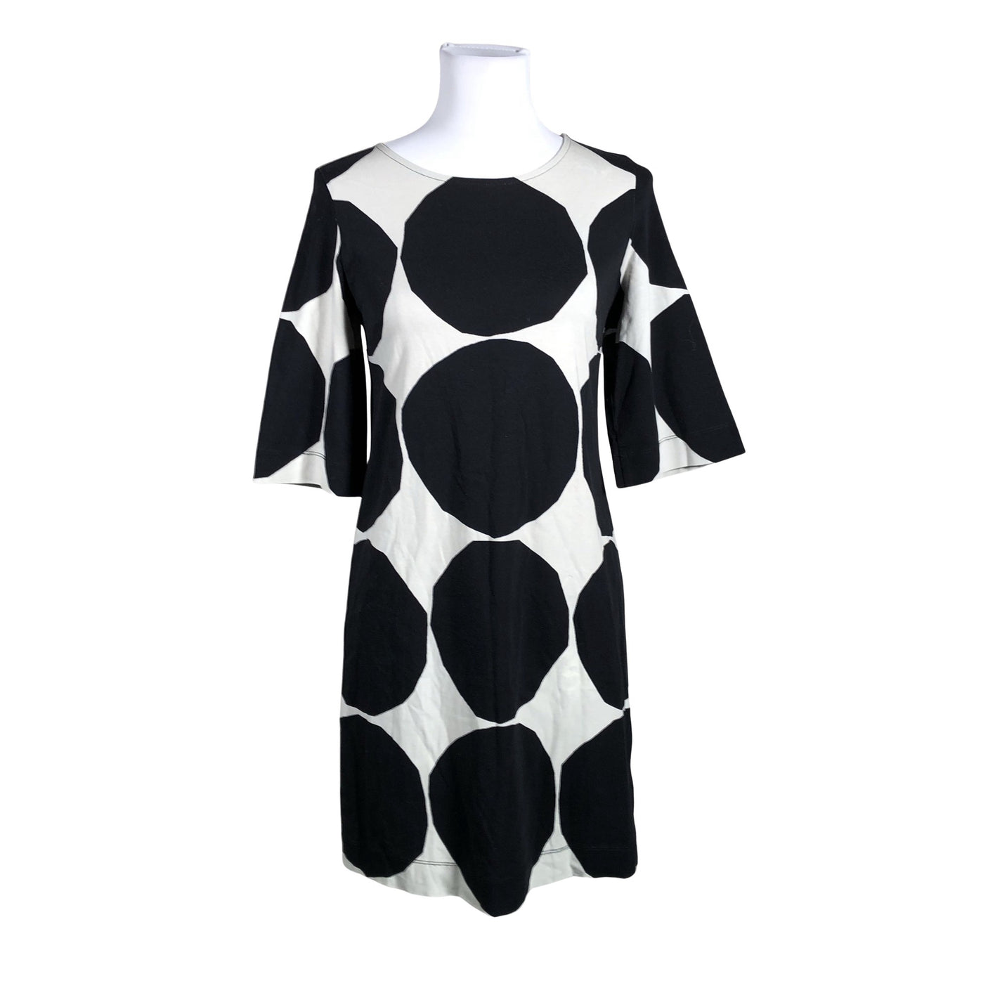Naisten Marimekko - Trikoomekko, koko 36 - Musta (1)