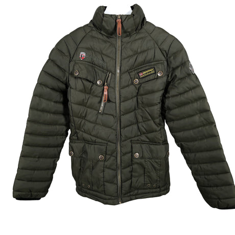 Unisex Geographical Norway - Kevyttoppatakki, koko 146 - 152 - Vihreä ()