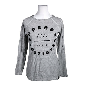 Naisten Superdry - Trikoopaita, koko 38 - Harmaa (1)