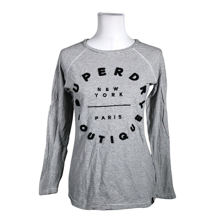 Naisten Superdry - Trikoopaita, koko 38 - Harmaa ()