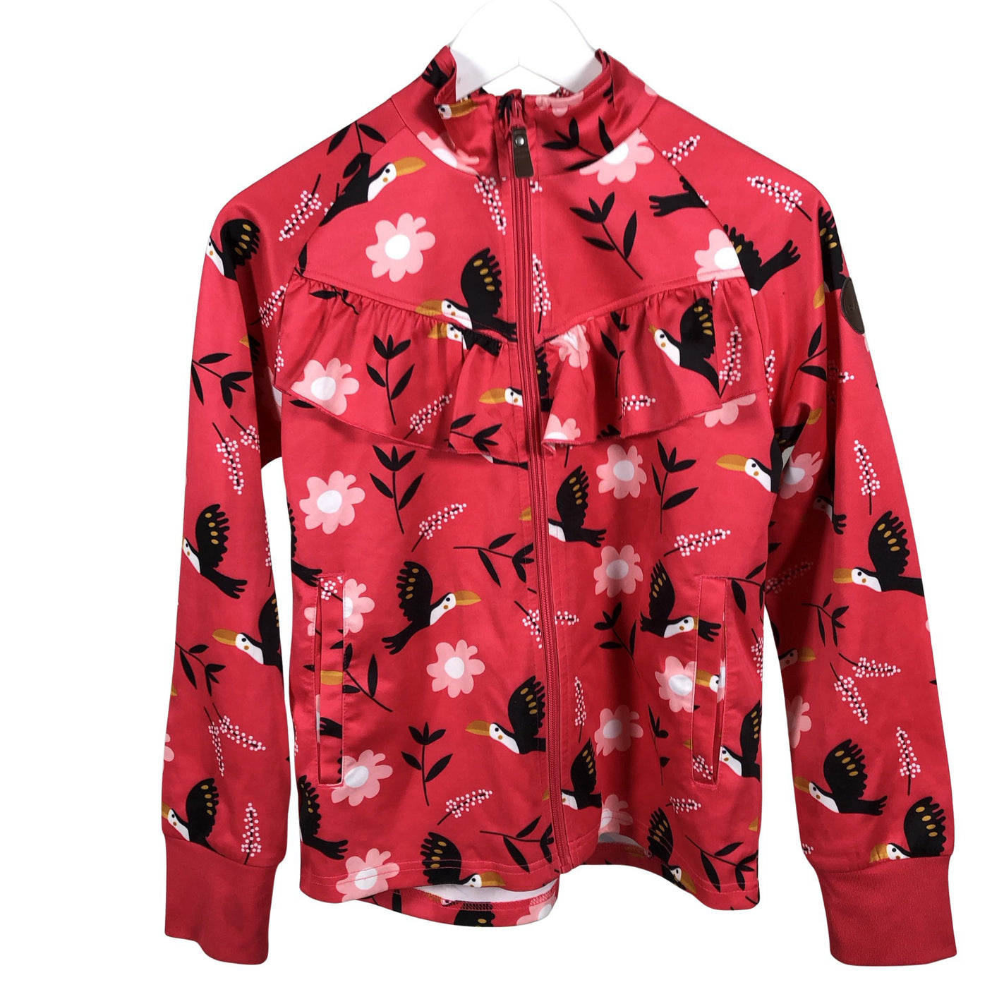 Tyttöjen Jonathan - Verryttelytakki, koko 152 - 158 - Pinkki (1)