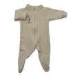 Unisex Ruskovilla - Villahaalari, koko 56 - 62 - Beige ()