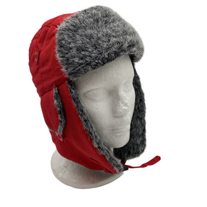 Unisex Polar - Talvihattu, koko 46 - 48 cm - Punainen (1)