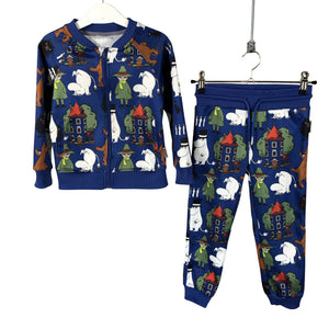 Unisex Martinex - Verryttelytakki, koko 104 - 110 - Sininen (1)