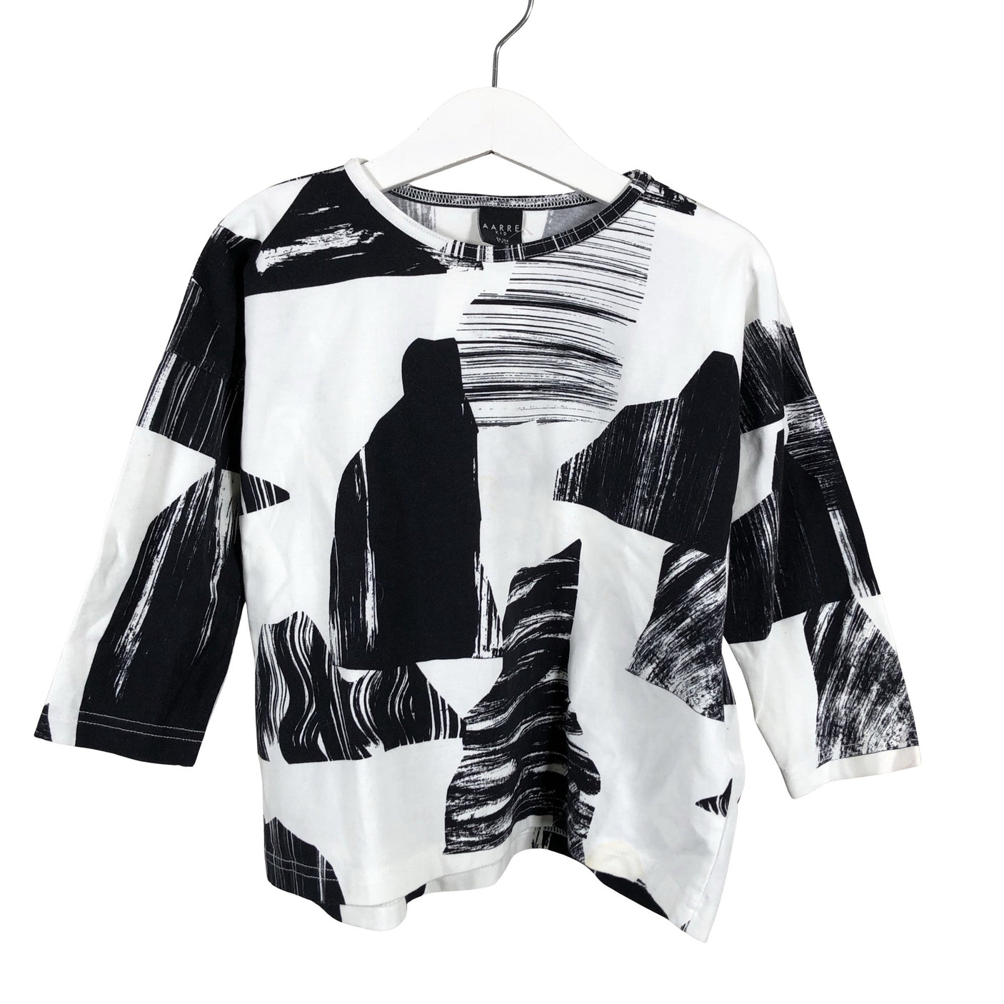 Unisex Aarrelabel - Trikoopaita, koko 98 - 104 - Valkoinen (1)