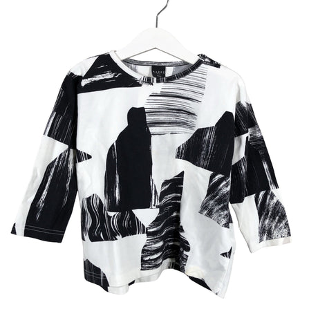 Unisex Aarrelabel - Trikoopaita, koko 98 - 104 - Valkoinen ()