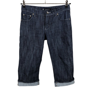 Naisten Big Spade Jeans - Farkkucaprit, koko 38 - Sininen (1)
