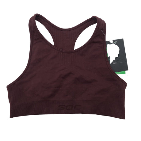 Tyttöjen Soc - Urheiluliivi, koko 158 - 164 - Viininpunainen ()