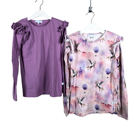 Tyttöjen Pop & Co Helsinki - Trikoopaita, koko 134 - 140 - Violetti ()