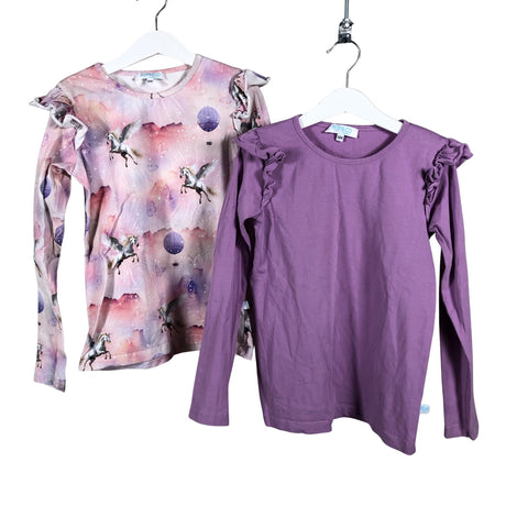 Tyttöjen Pop & Co Helsinki - Trikoopaita, koko 128 - 134 - Violetti ()