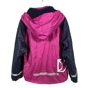 Tyttöjen Didriksons - Sadetakki, koko 128 - 134 - Pinkki (3)