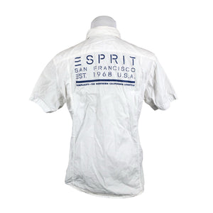 Miesten Esprit - Kauluspaita, koko L - Valkoinen (2)
