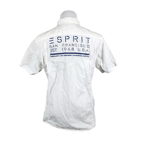 Miesten Esprit - Kauluspaita, koko L - Valkoinen (2)