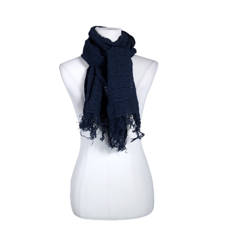 Unisex Erja Raittinen - Huivi, koko Maxi - Sininen ()