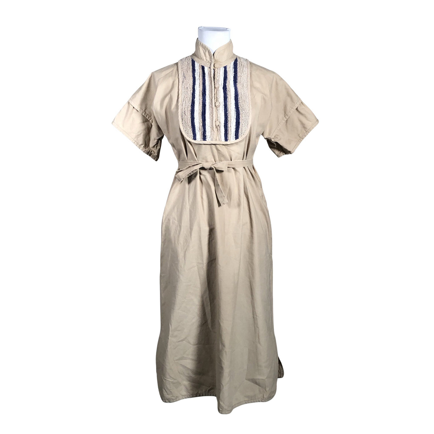 Naisten Annikki Karvinen - Kangasmekko, koko 38 - Beige (1)