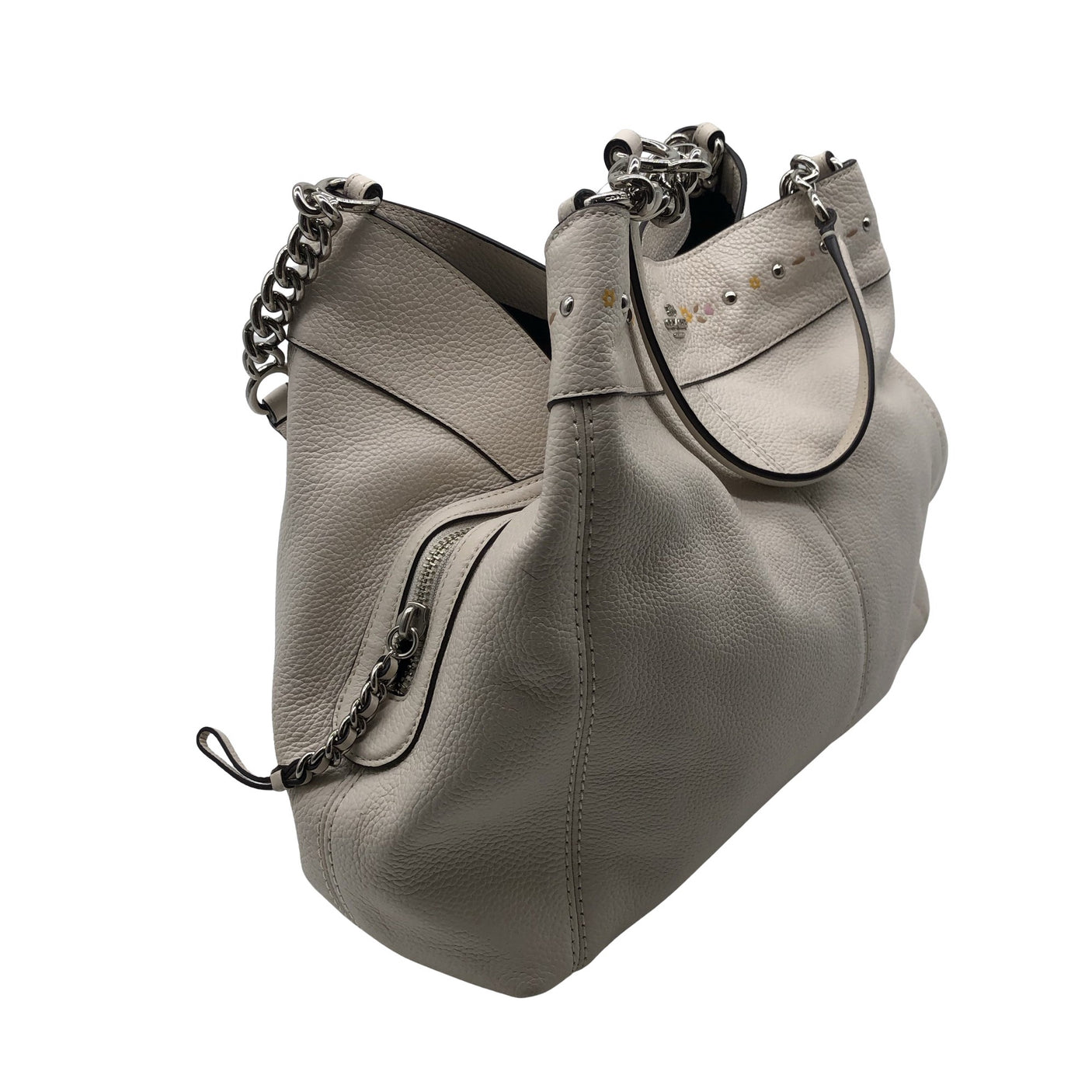 Naisten Coach - Käsilaukku, koko Maxi - Beige (2)