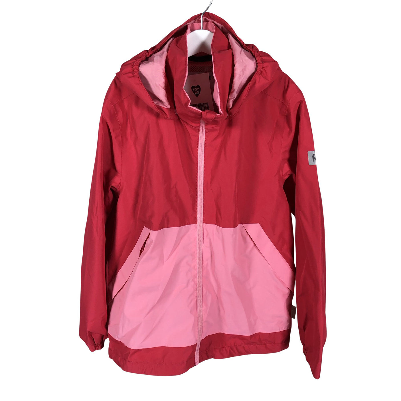 Unisex Reima - Välikausitakki, koko 140 - 146 - Punainen (1)