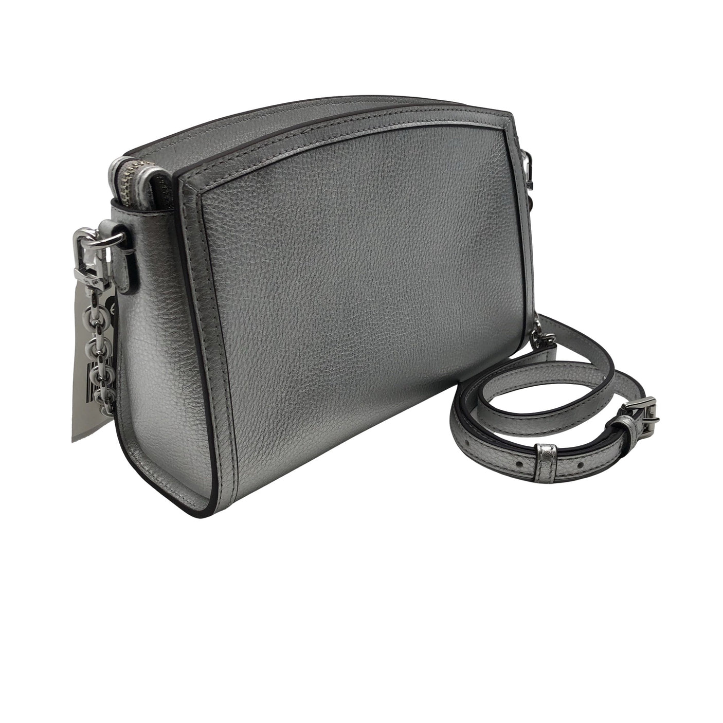 Naisten Michael Kors - Olkalaukku, koko Mini - Hopea (2)