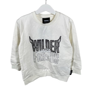 Unisex Reima - Collegepaita, koko 98 - 104 - Valkoinen (1)